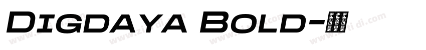 Digdaya Bold字体转换
